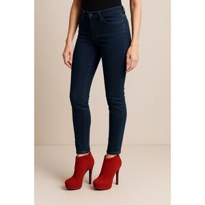 Red Faux Suede Wedge Ankle Boots Women's 38 / 7.5 Zip Up Platform Booties Gothic